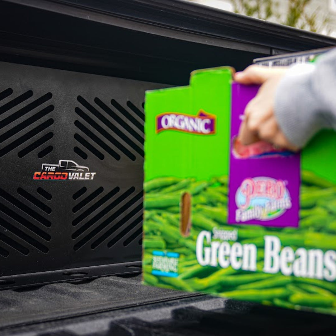 The Cargo Valet – Adjustable Truck Bed Organizer